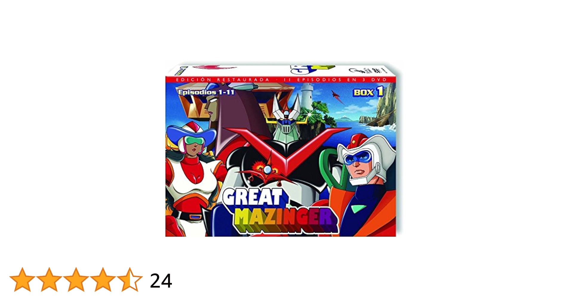 Great Mazinger DVDボックスセット Amazon.com: Great Mazinger - Box 1 : Movies & TV